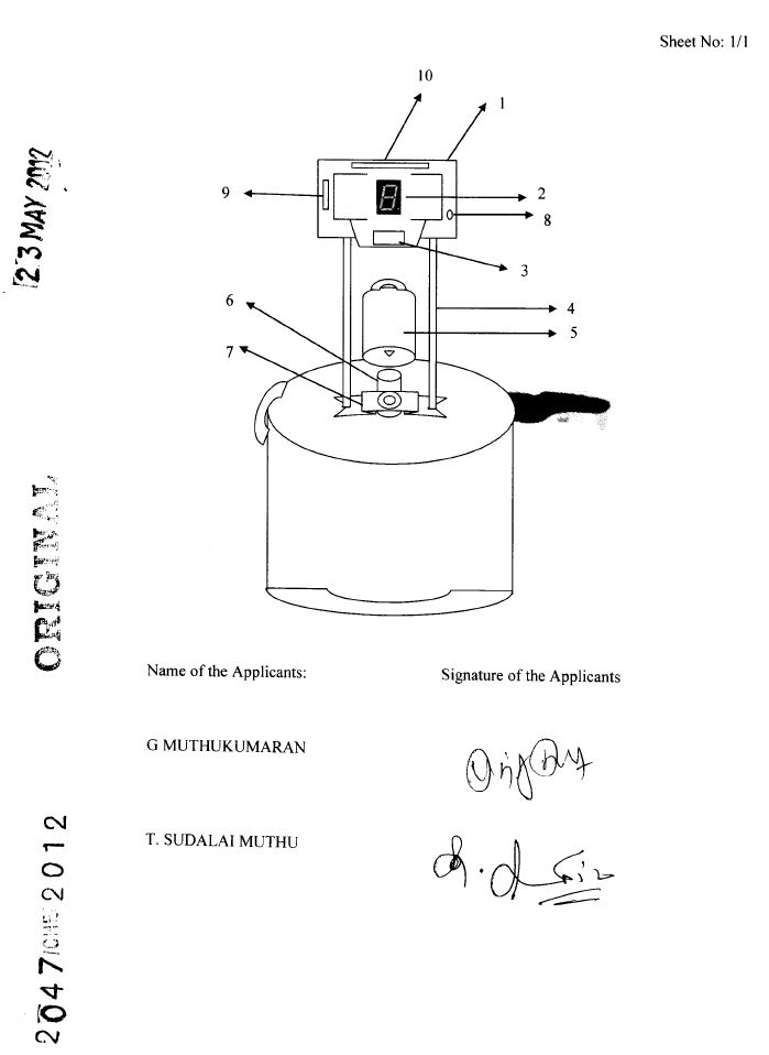 one whistle pressure cooker