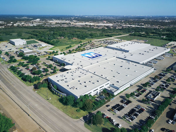 Mouser Electronics distribution facilities in Dallas, Texas